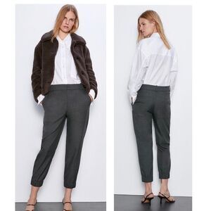 Zara Skinny Jogger Grey Pants Trouser 8119/245/922. BNWT